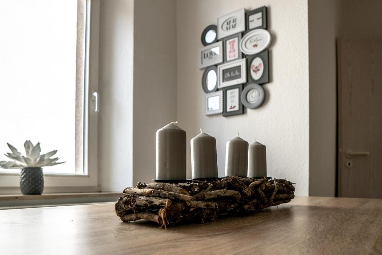 Malerische Maisonettewohnung Mit Zwei Balkonen Плауен Екстериор снимка